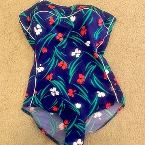 Vintage Strapless Whole Piece Swimsuit